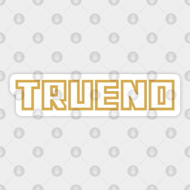 Trueno Gold Sticker by T's & T's